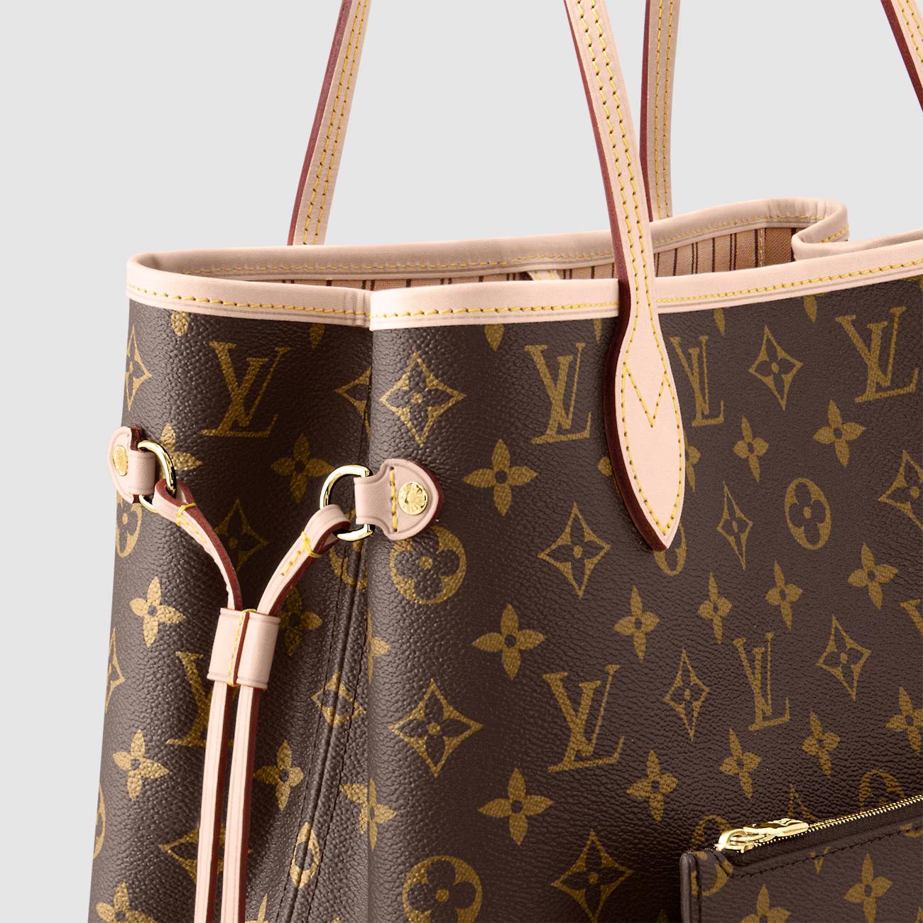 Túi Louis Vuitton Neverfull MM Nữ Monogram Be